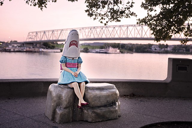 Shark Girl with Ohio River