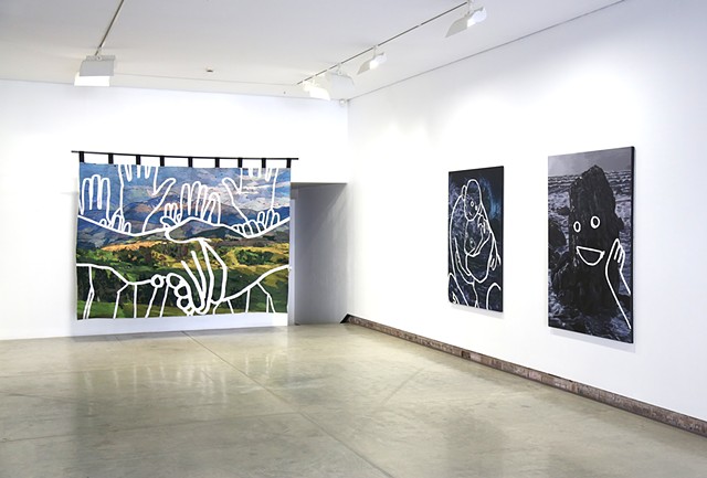 Installation shot from Contested territories