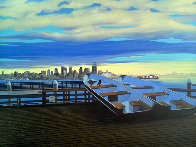 Harbor View of the Seattle Skyline, 
