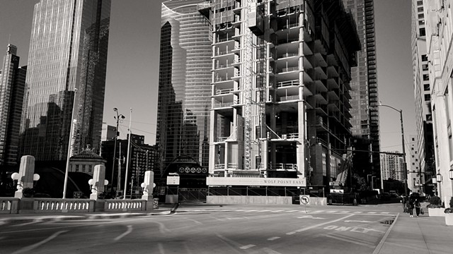 In-Progress Construction of Wolf Point East, October, 2018