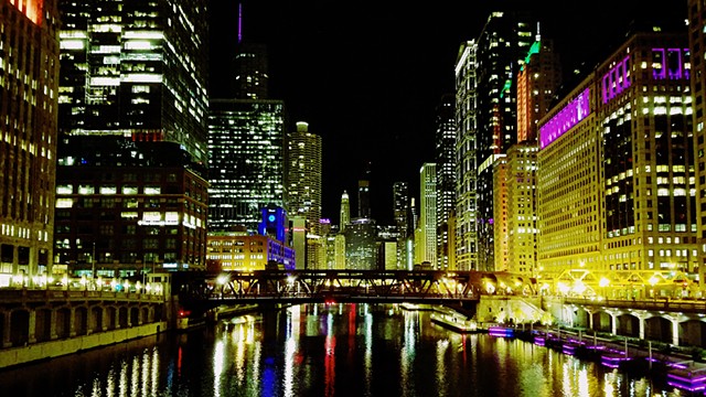 Halloween Night on the Chicago River