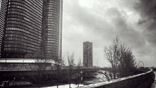 Winter Clouds on Lake Shore Drive