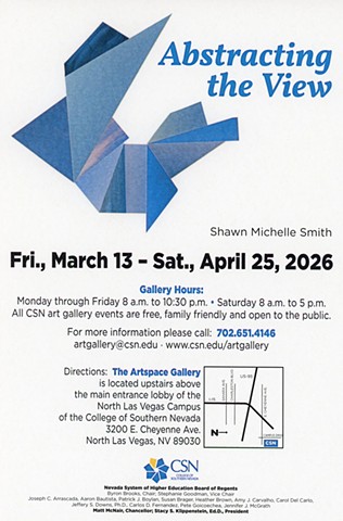 Announcement card, The Artspace Gallery, College of Southern Nevada