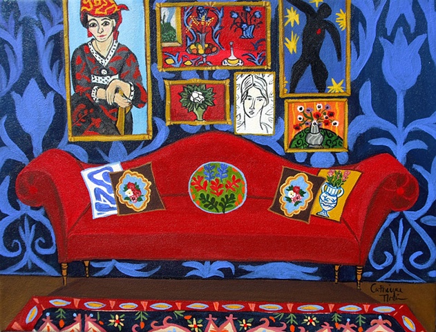 Henri's  Red Couch