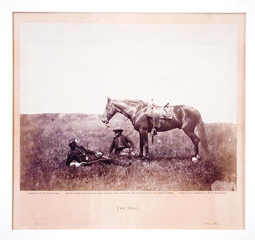 THE HALT (CAPT. HARRY PAGE, U.S. CAVALRY), 1864