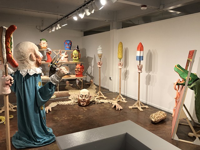 Installation view of "Forest for the Trees"