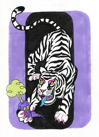 Tiger and Purple carrot