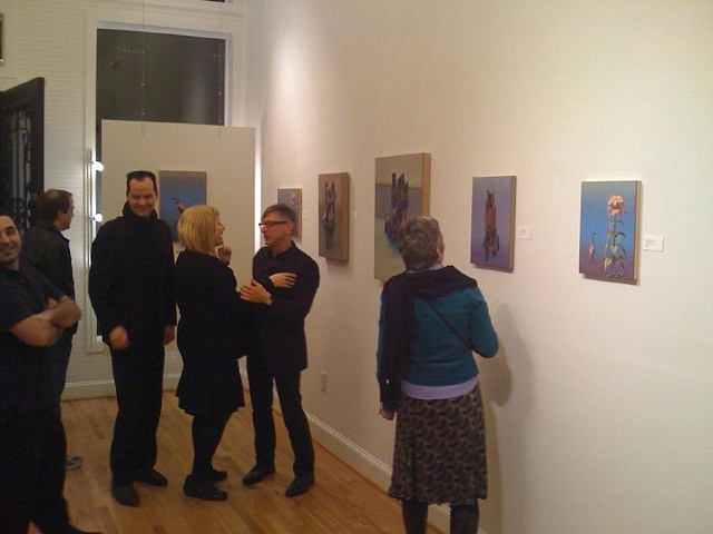 Richard Deutsch with guests from Houston
Opening night, March 13th