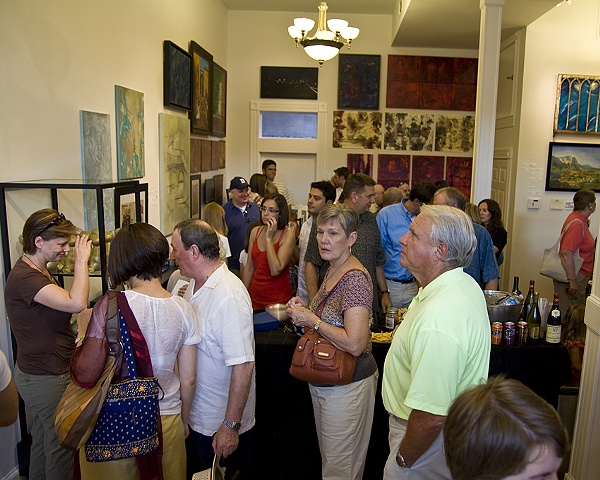 ECHO Juried Open Call to Artists Reception August 14, 2010  Photography by Don Simmons