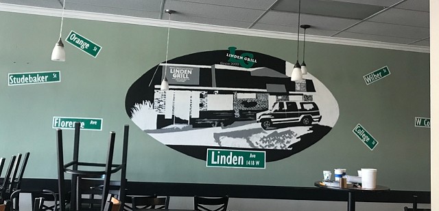 Linden Grill Mural 