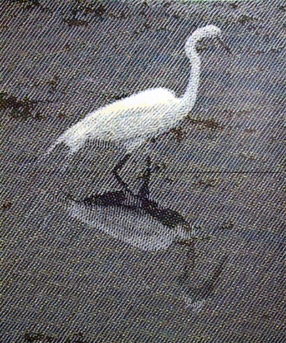 Egret, Diptych