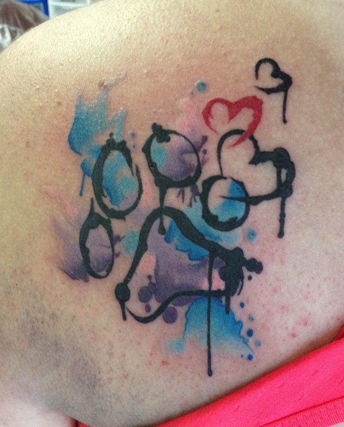 black widow custom tattoo amp design watercolor paw print black widow custom tattoo amp design watercolor paw print