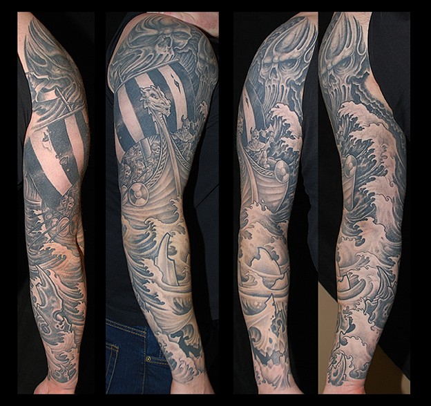 bloodline tattoo company viking ship bloodline tattoo company viking ship