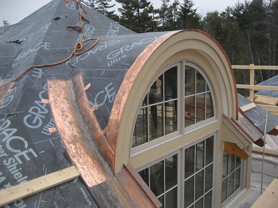McCrillis Hill Copper Works Barrel Roof Construction McCrillis Hill Copper Works Barrel Roof Construction