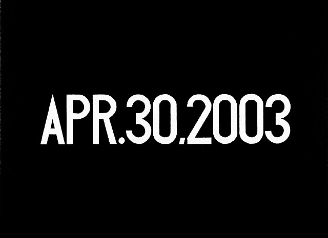 April 30, 2003