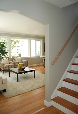 Multnomah--Stairs and Living Room