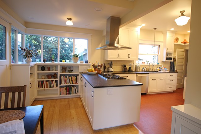 Irvington--Sitting Room and Kitchen
