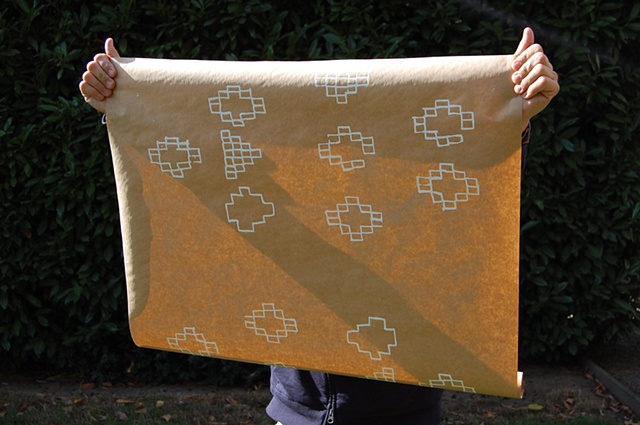 tetris wrapping paper