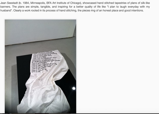 What People Call Art: Critical Review by M. Foster 1/2014 