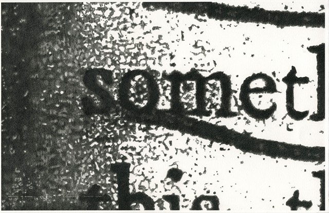 Molly Springfield graphite drawing text marginalia conceptual art