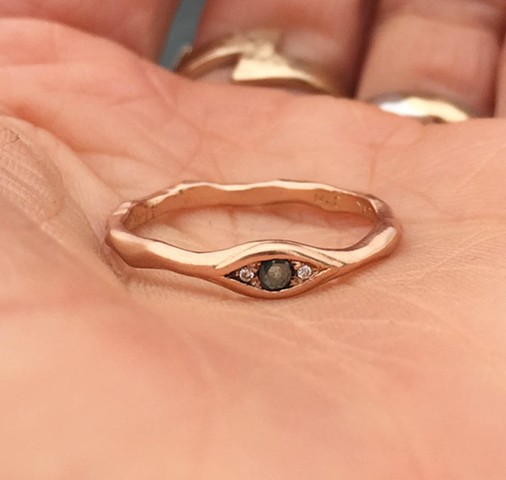 Norman Westberg, eye ring, jewelry by jennifer tull westberg