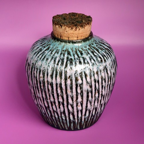 Pink & Teal Potion Bottle