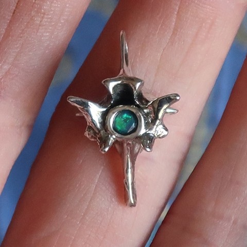 opal rattlesnake vertebra