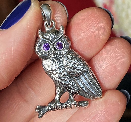 Custom Owl Pendant