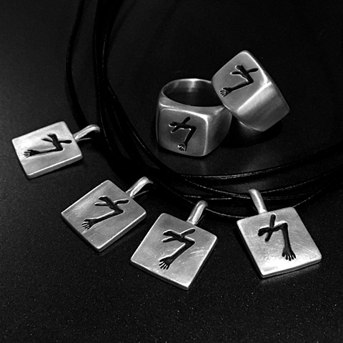 Where Does A Body End, Glowing Man Fundraising Jewelry