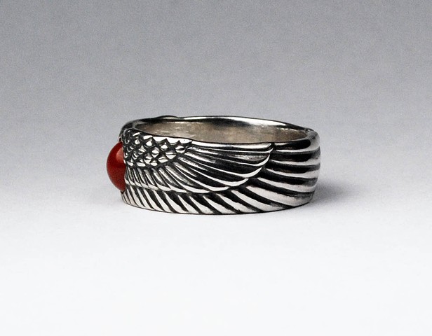 Winged Sune Disk Ring