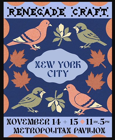 Renegade Craft NYC November 14th & 15th 2026