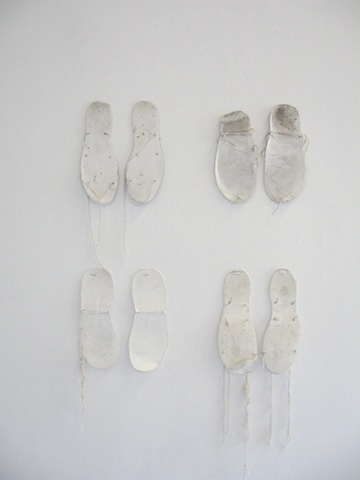 Experiments with paper shoes