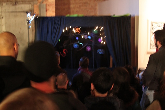 Opening Performance of 'Infinite Cycle' for The Critical Mass Bike Winter Art Show 2011