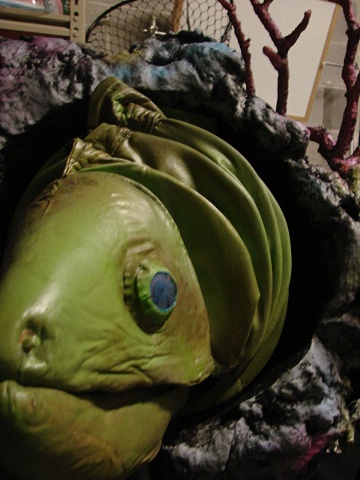 The Green Moray Eel Puppet