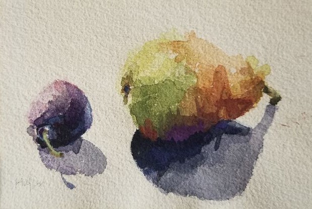 pear and plum