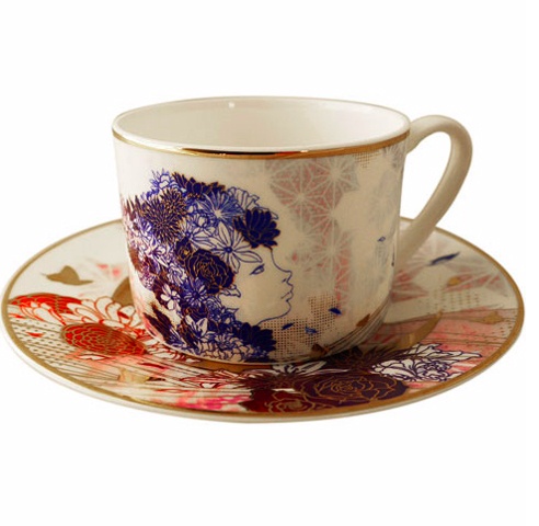 blossom (tea set) limited edition cup & saucer
