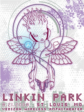 linkin park tour poster