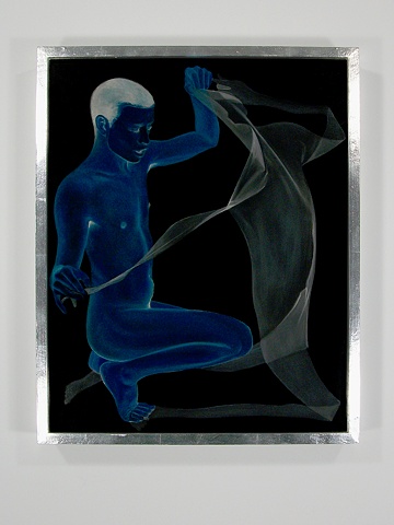 Benjamin Kress J.R. with Shadow painting