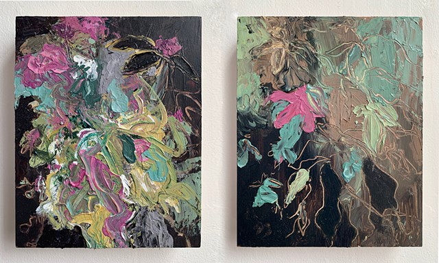 Rhododendron Bush I and II