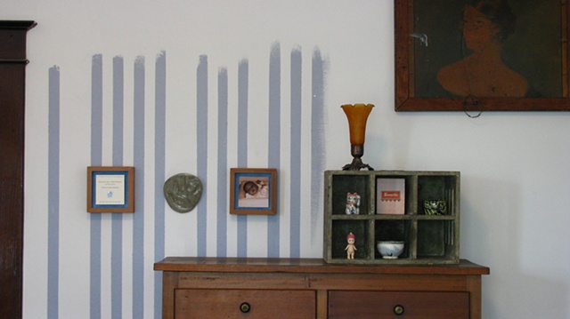 Bedroom wall and Restaging