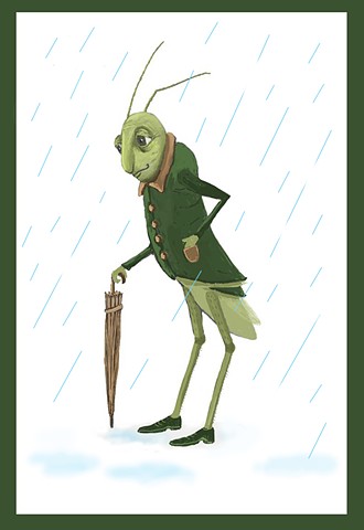 "Old green grasshopper copy"