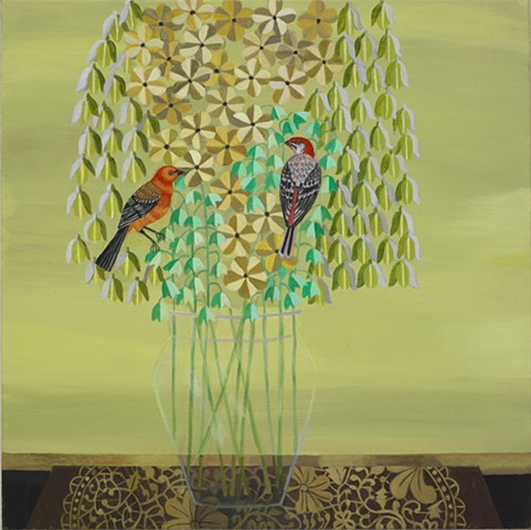 Bouquet with Birds