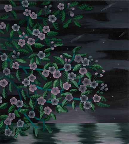 Night with Flowers