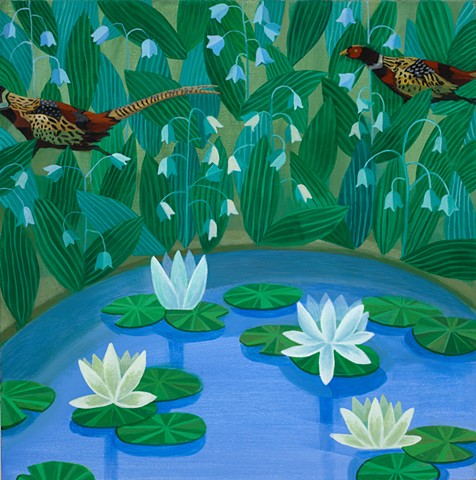 Lilies and Pheasants