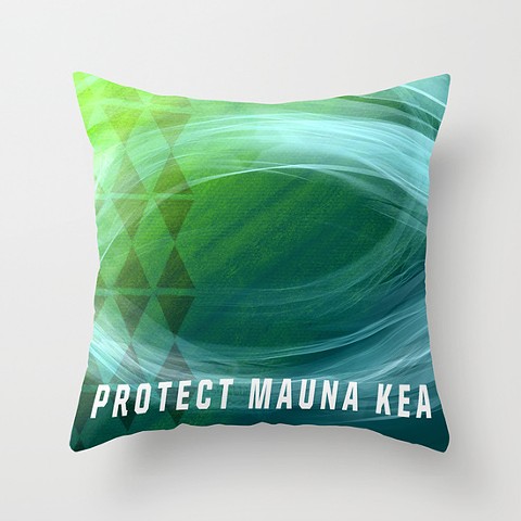 Protect Mauna Kea Pillow