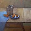 Clementines on Old Table