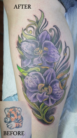 Coverup on Calf