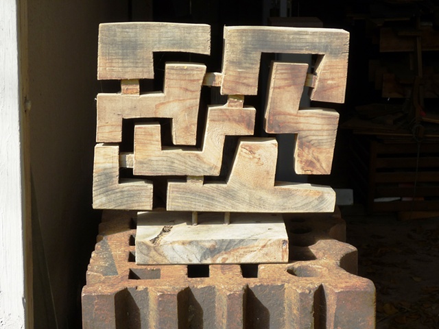 Sculpture study from pattern