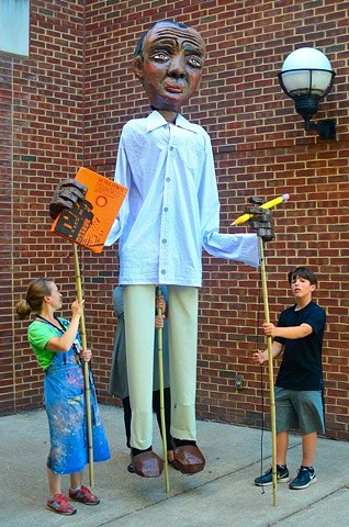 James Baldwin Processional Puppet
