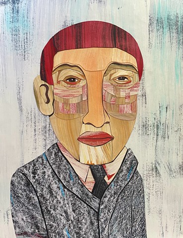 Red Head in Tweed